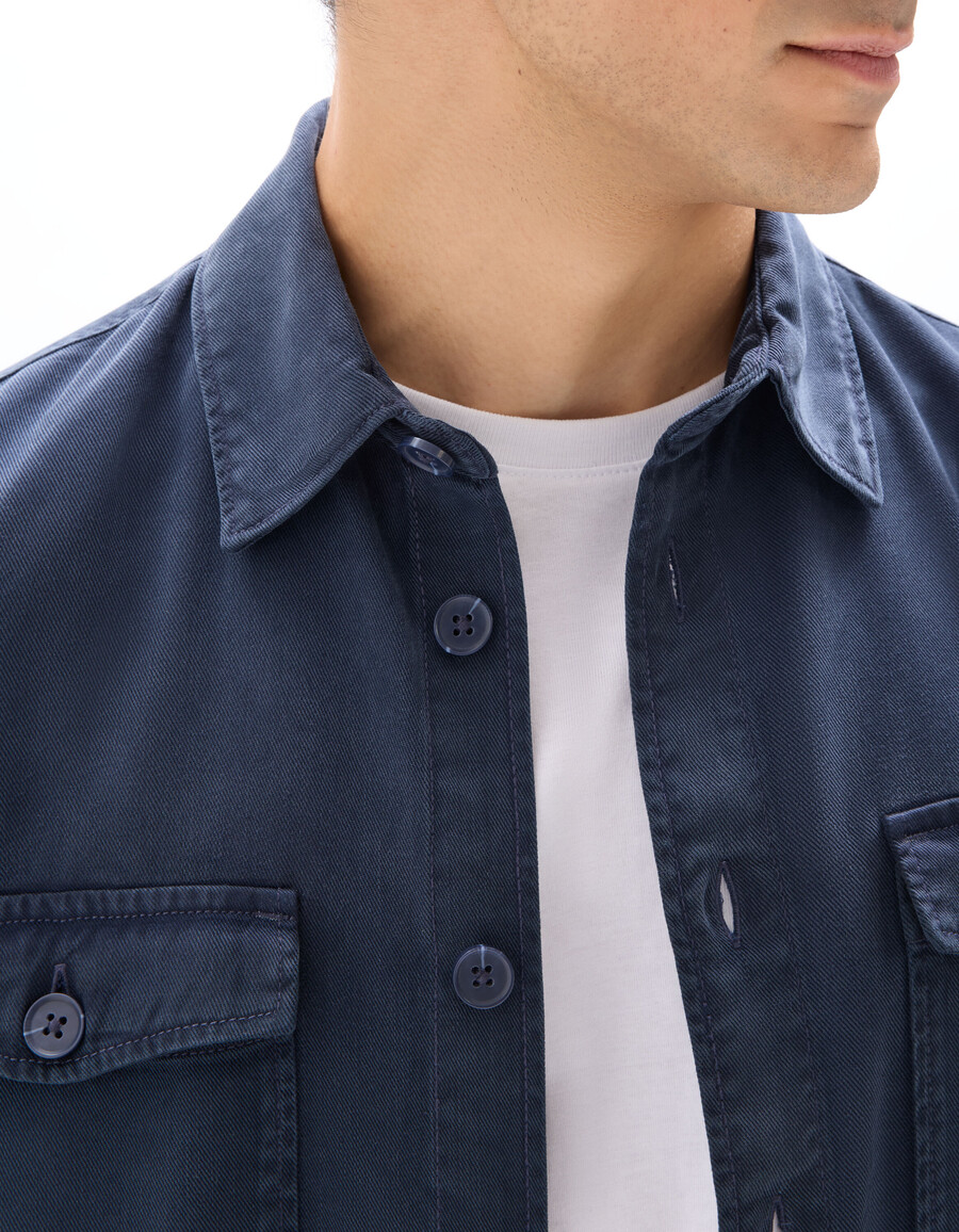 camisa lisa de 100 tencel lyocell