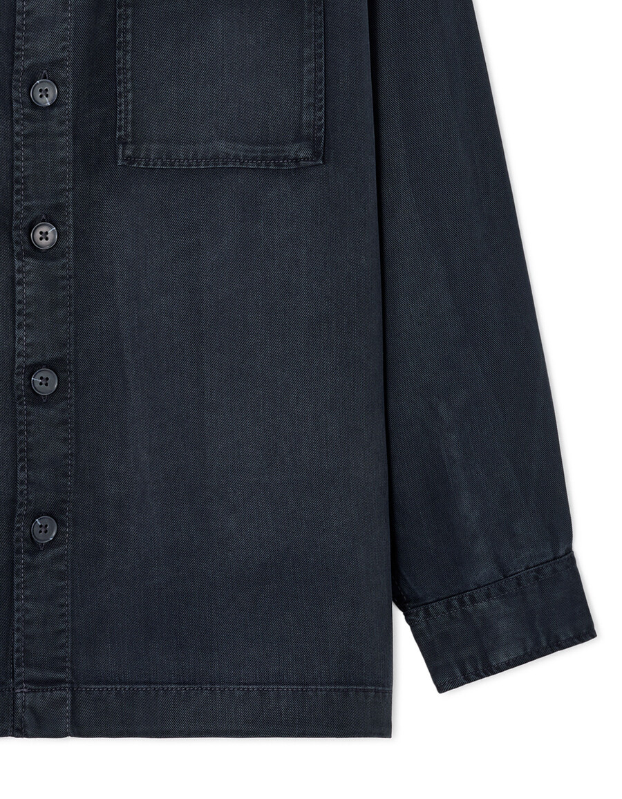 camisa lisa de 100 tencel lyocell