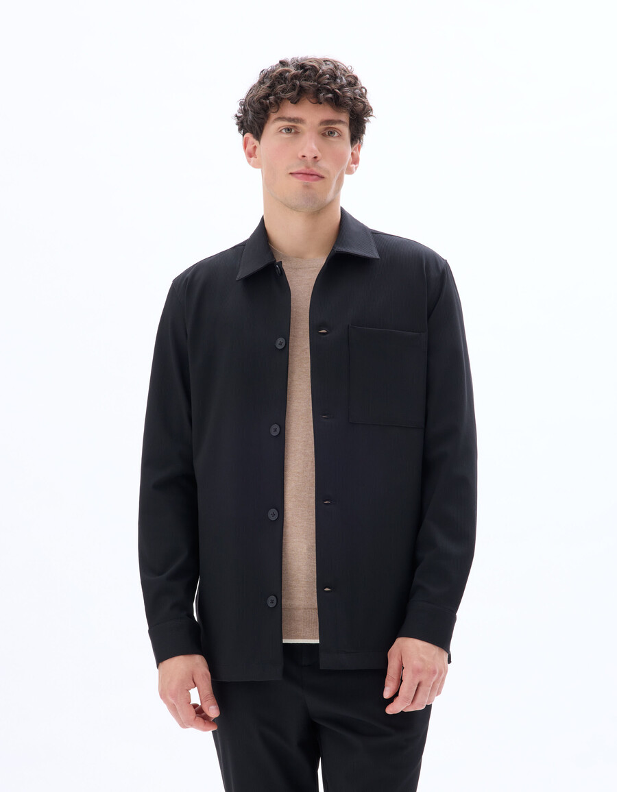 sobrecamisa con bolsillo