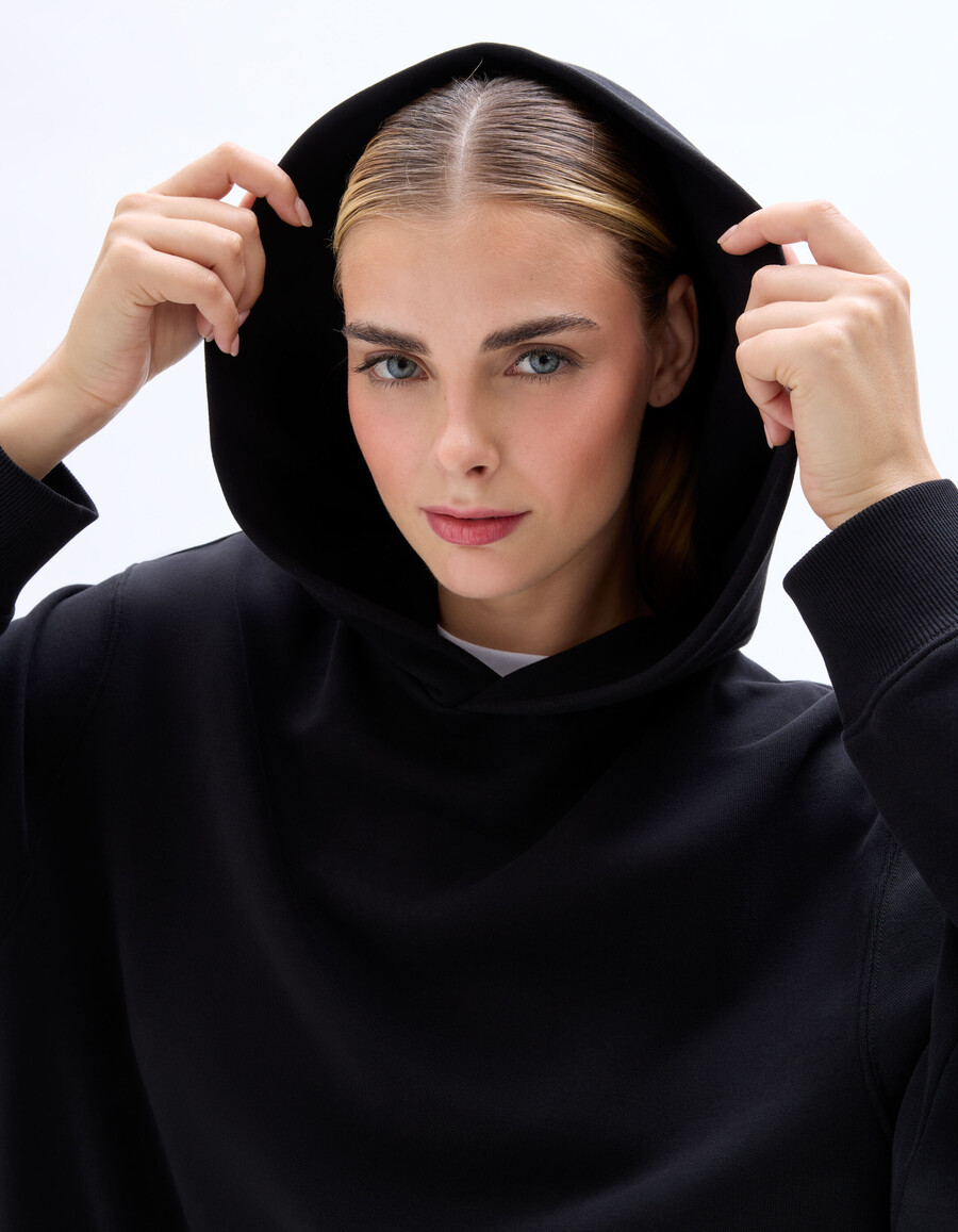 sudadera con capucha de polar