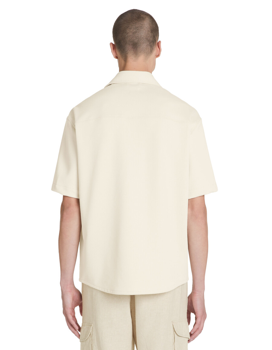 camisa beige grande
