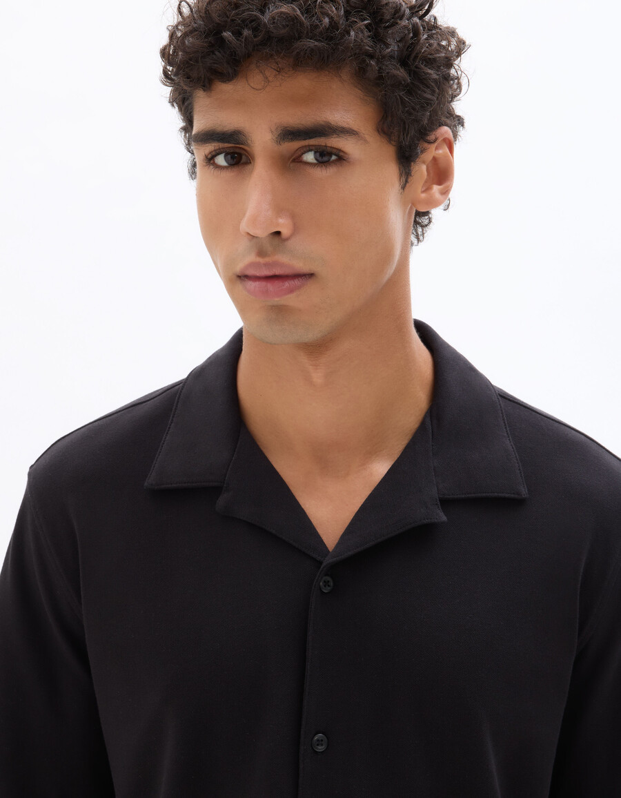 camisa de jersey de corte regular