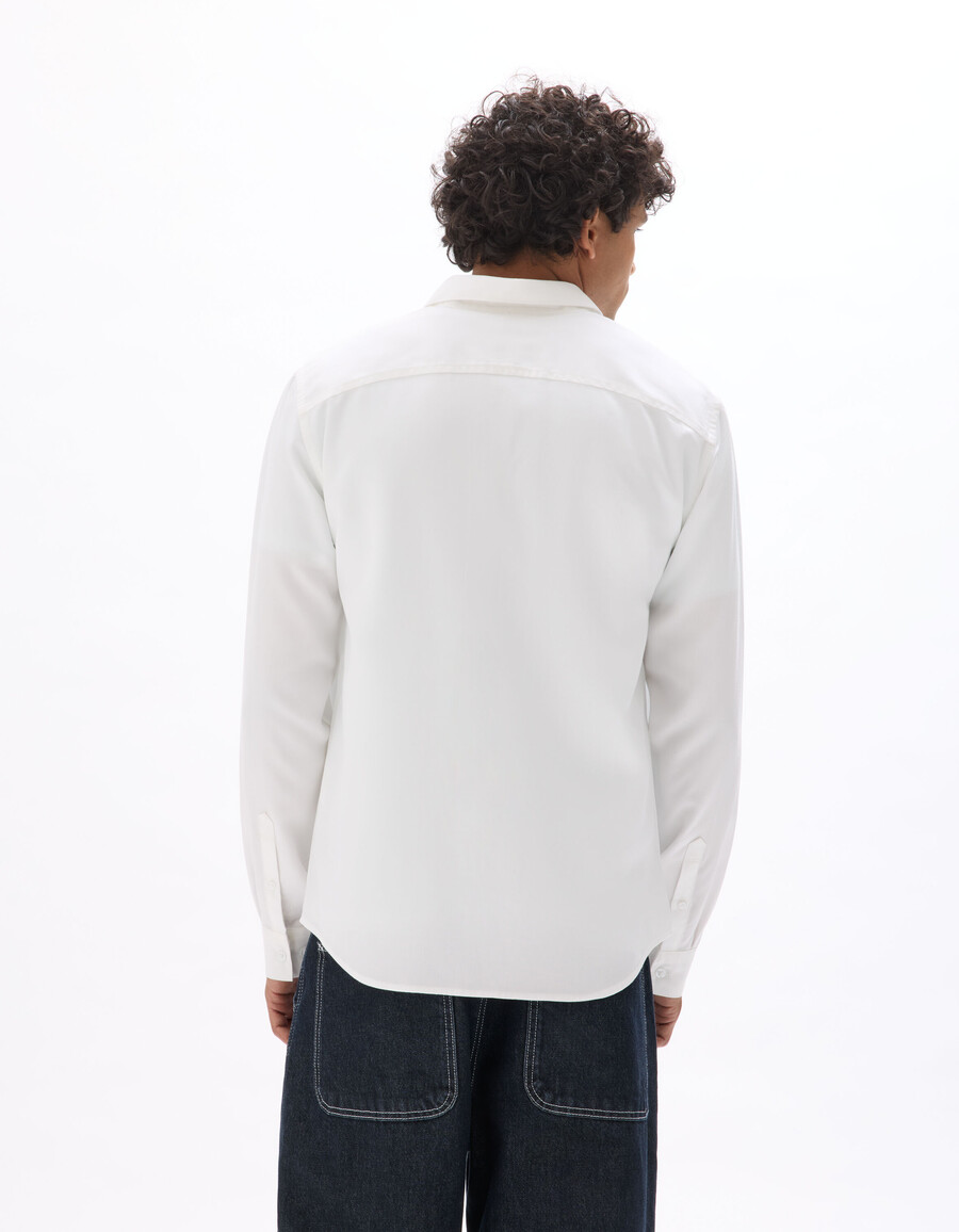 camisa regular 100 tencel lyocell