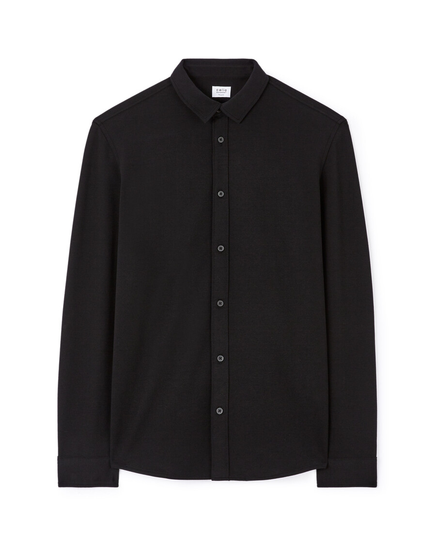camisa de jersey de corte regular