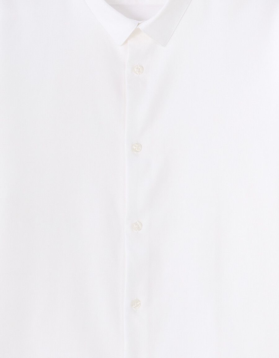 camisa dobby slim 100 algodón