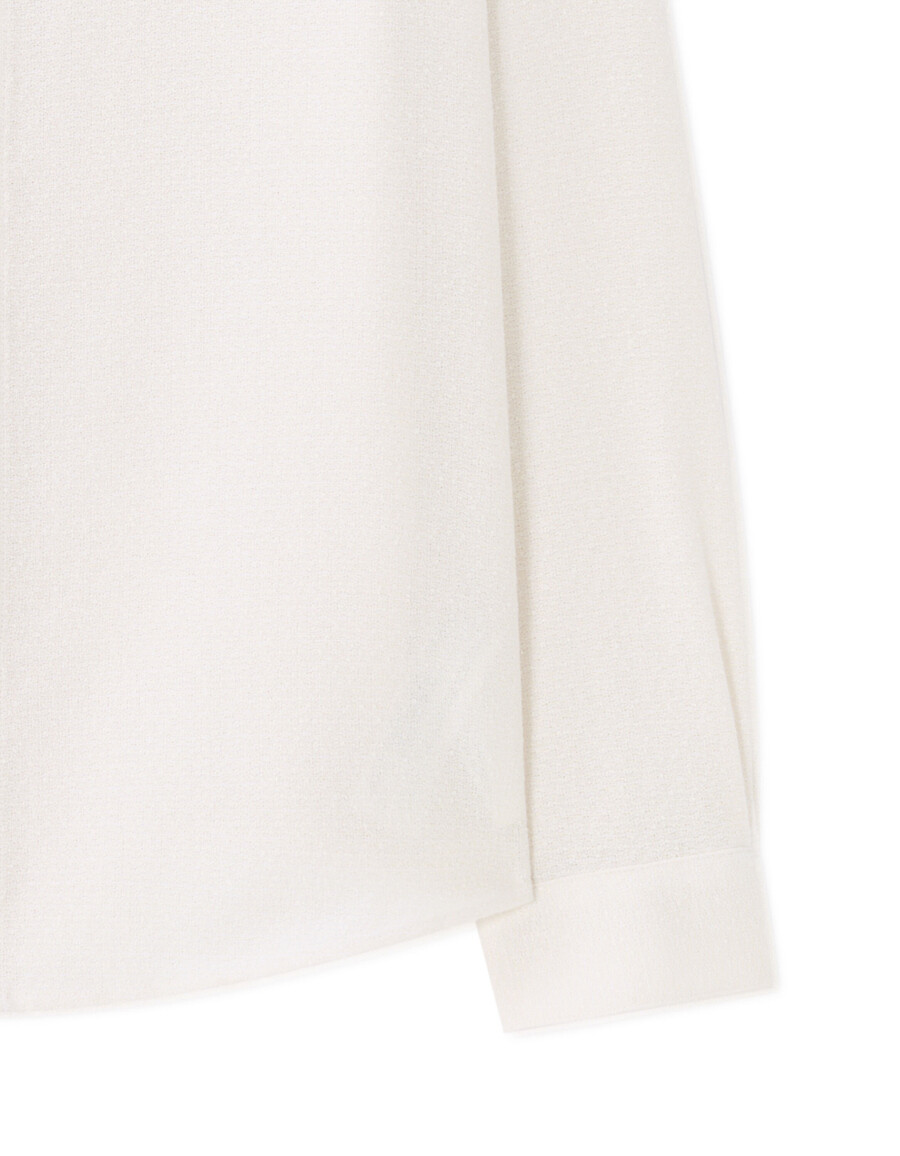 camisa de rizo de corte regular