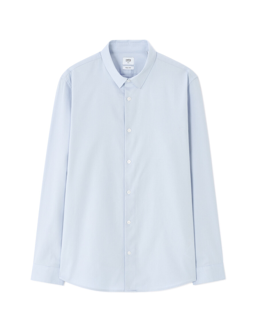 camisa dobby slim 100 algodón