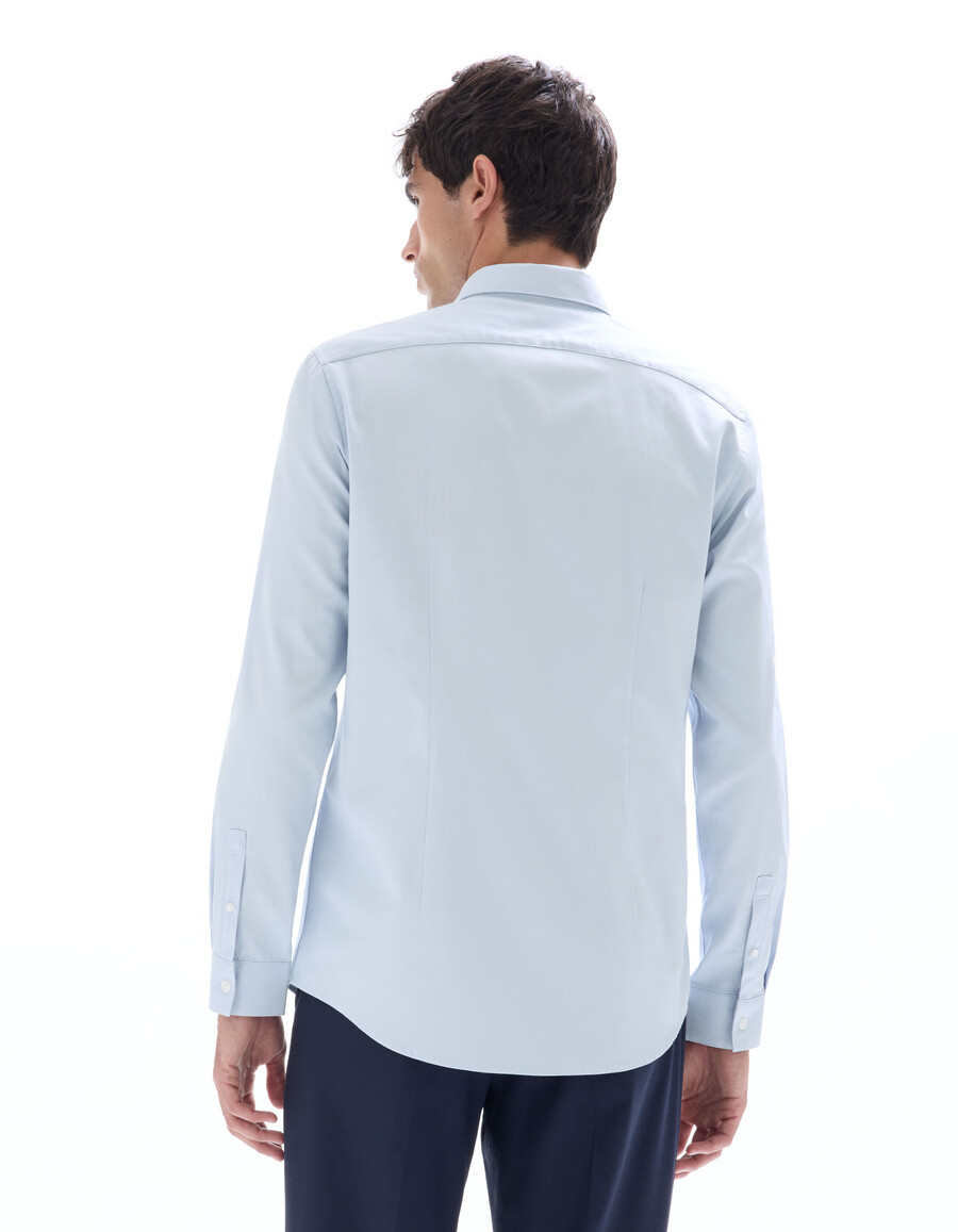 camisa dobby slim 100 algodón