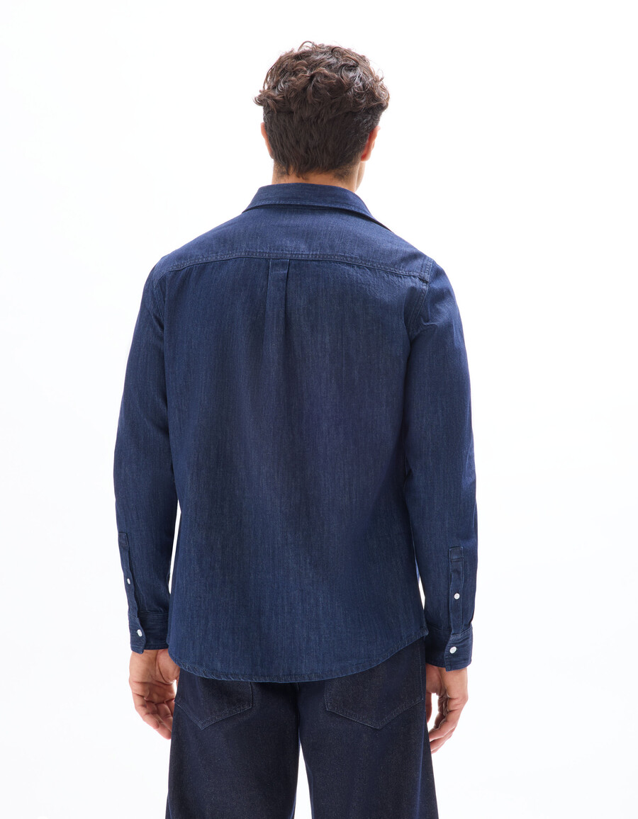 camisa vaquera de corte regular 100 algodón