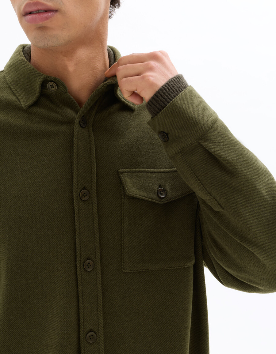 camisa de jersey holgada