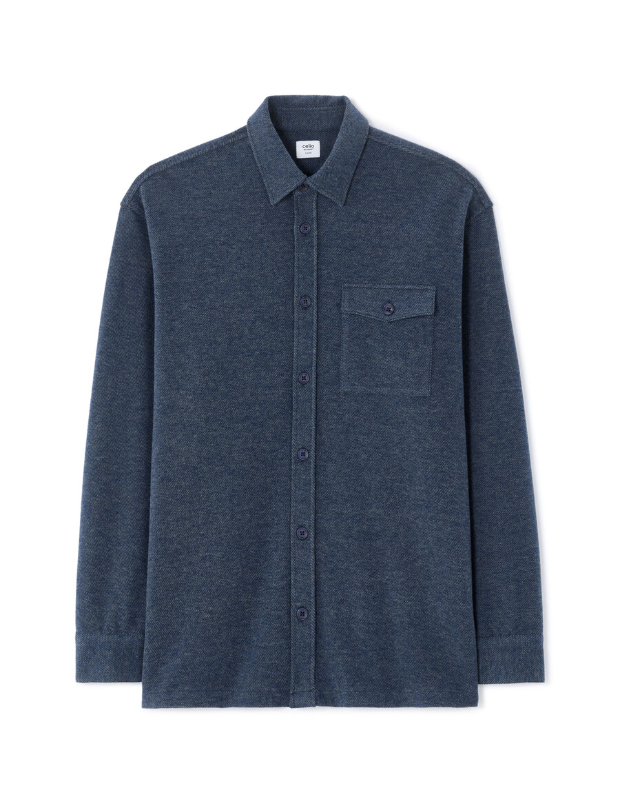 camisa de jersey holgada