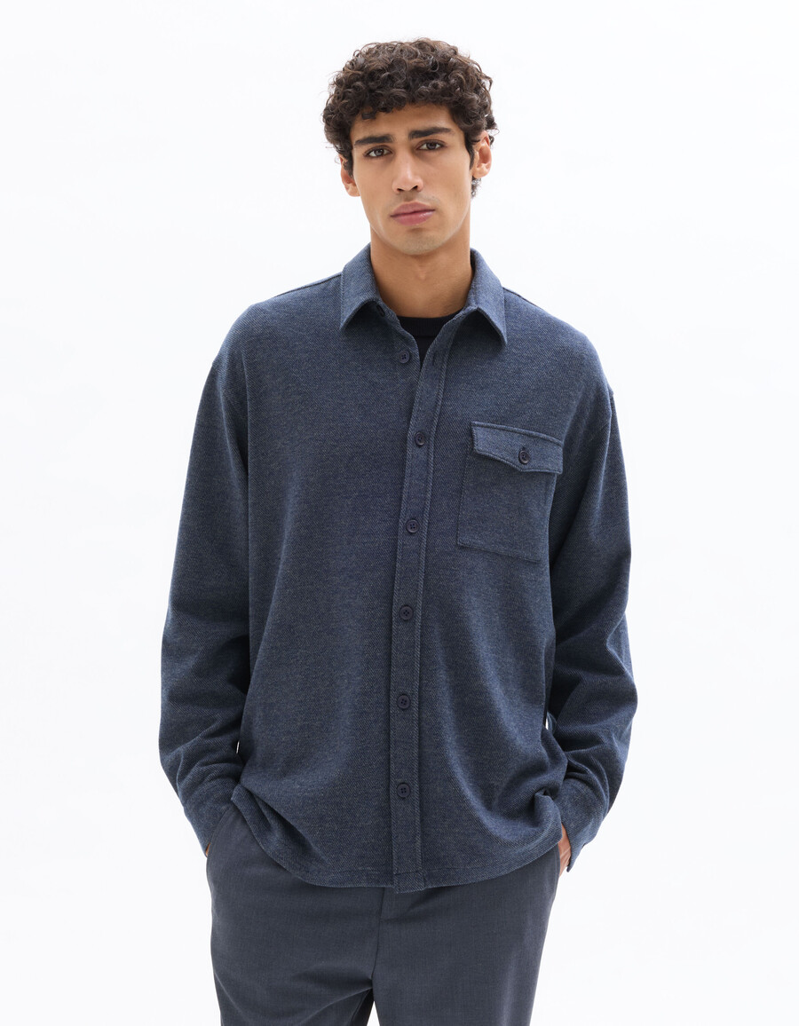 camisa de jersey holgada