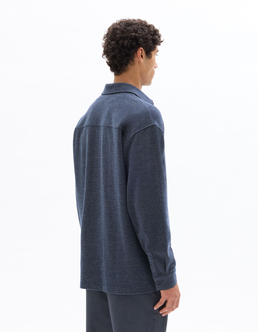 camisa de jersey holgada