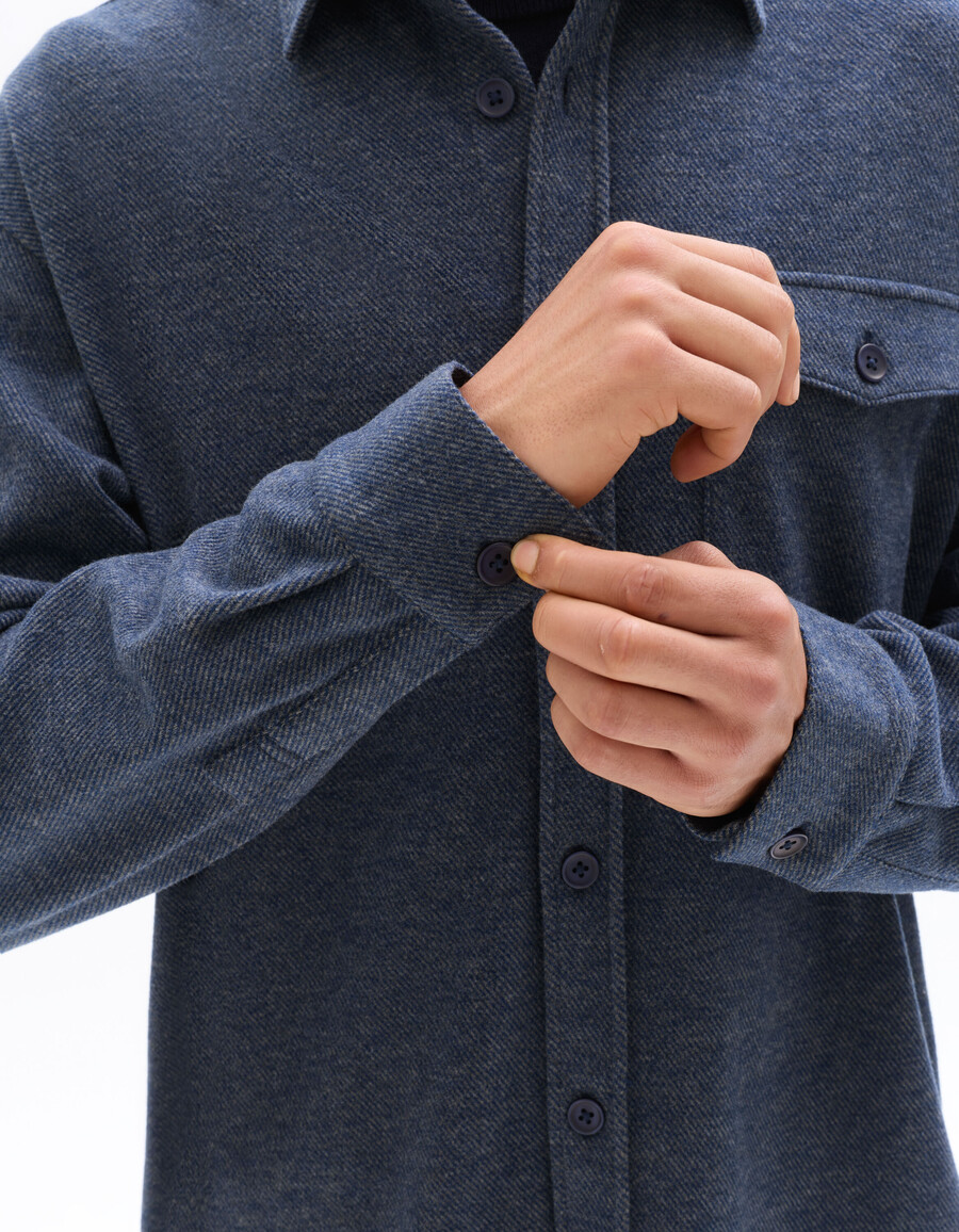 camisa de jersey holgada
