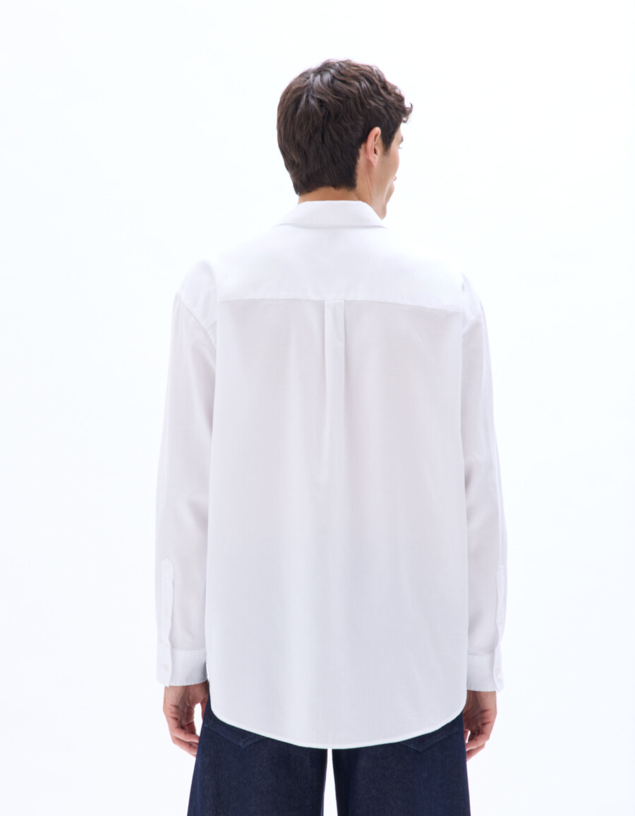 camisa oxford extragrande 100 algodón