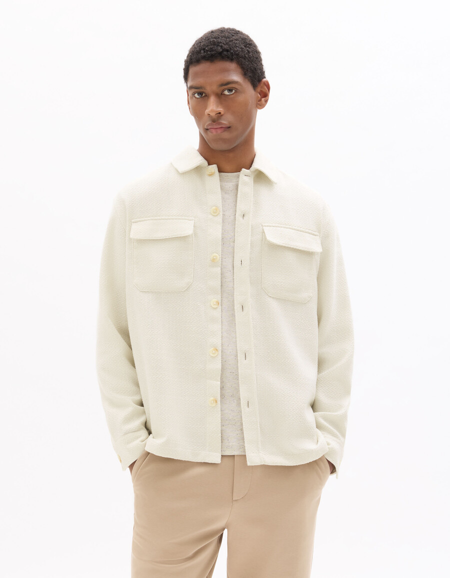 sobrecamisa de tweed