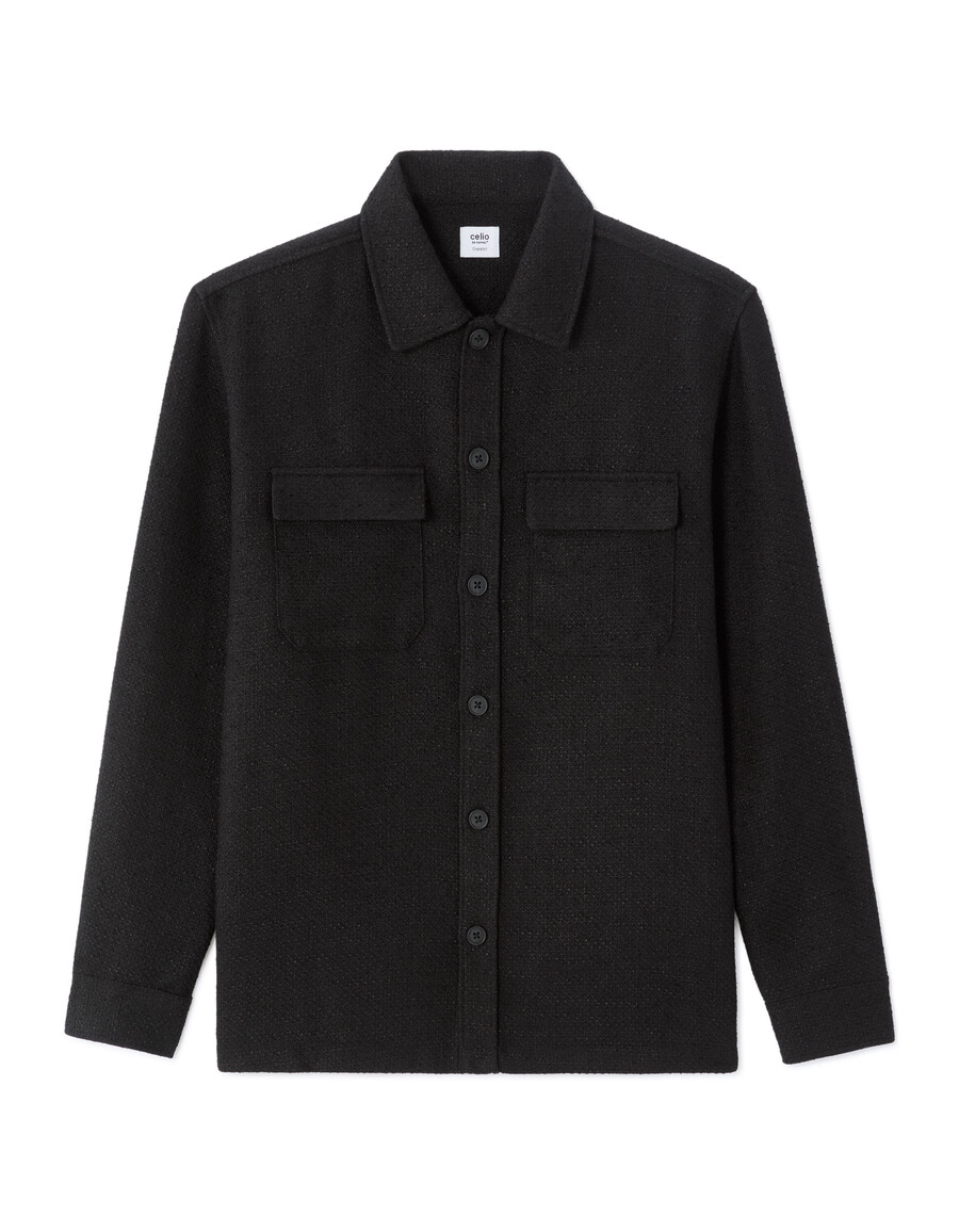 sobrecamisa de tweed