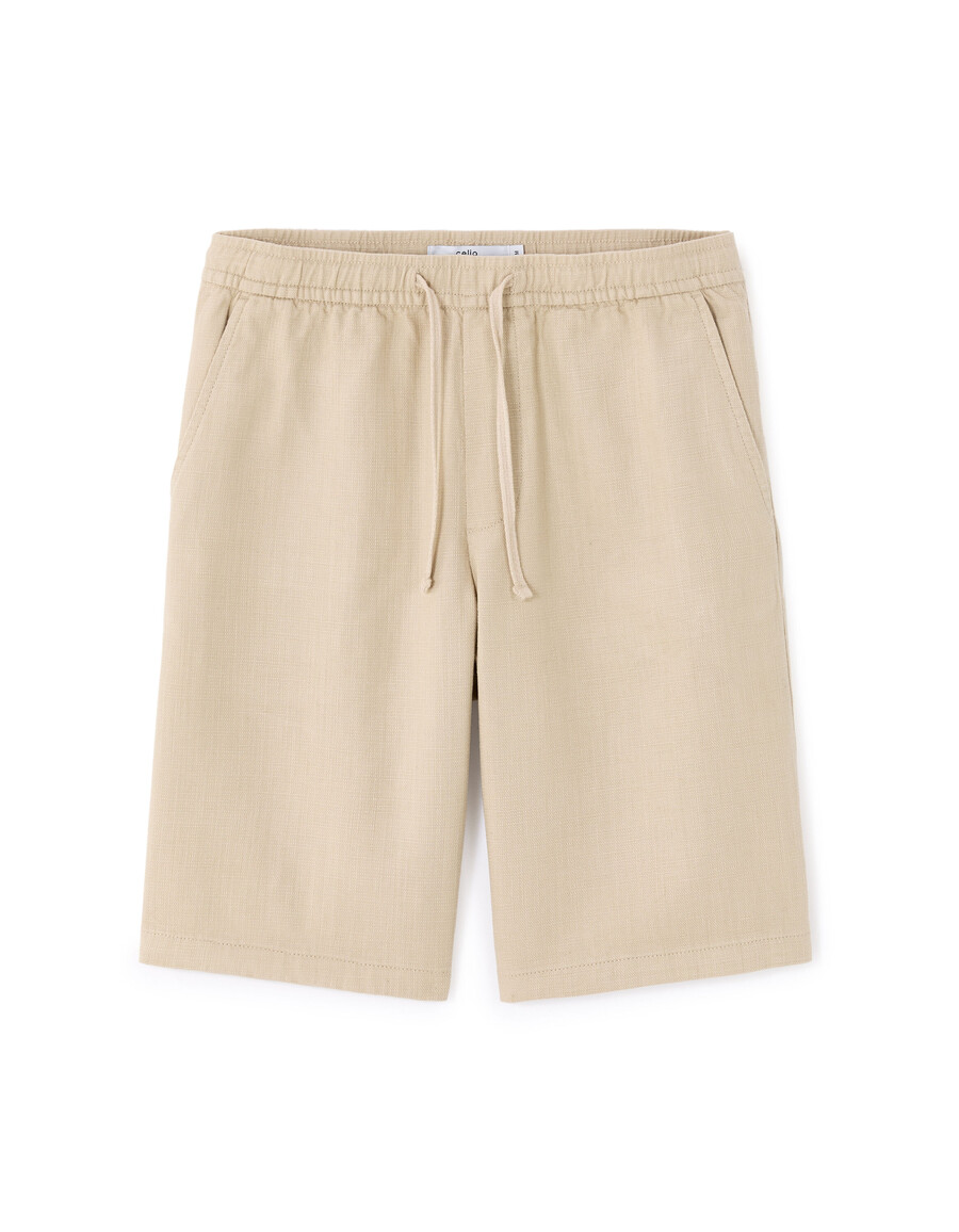 bermudas 100 sarga de algodón