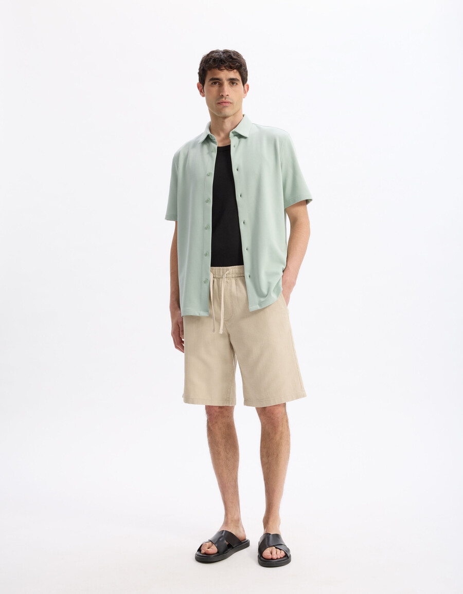bermudas 100 sarga de algodón