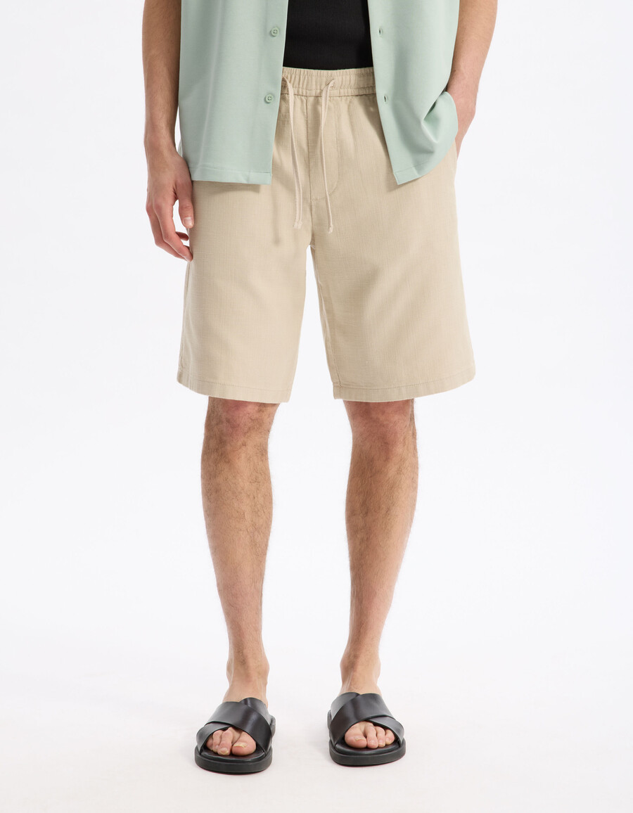 bermudas 100 sarga de algodón