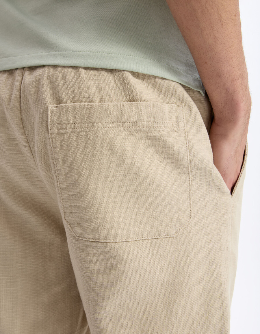 bermudas 100 sarga de algodón
