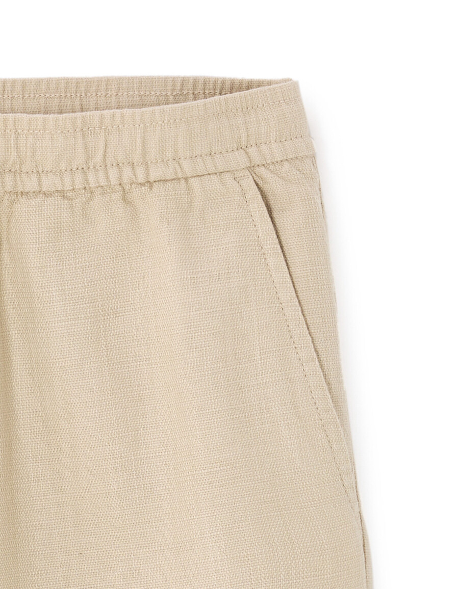 bermudas 100 sarga de algodón