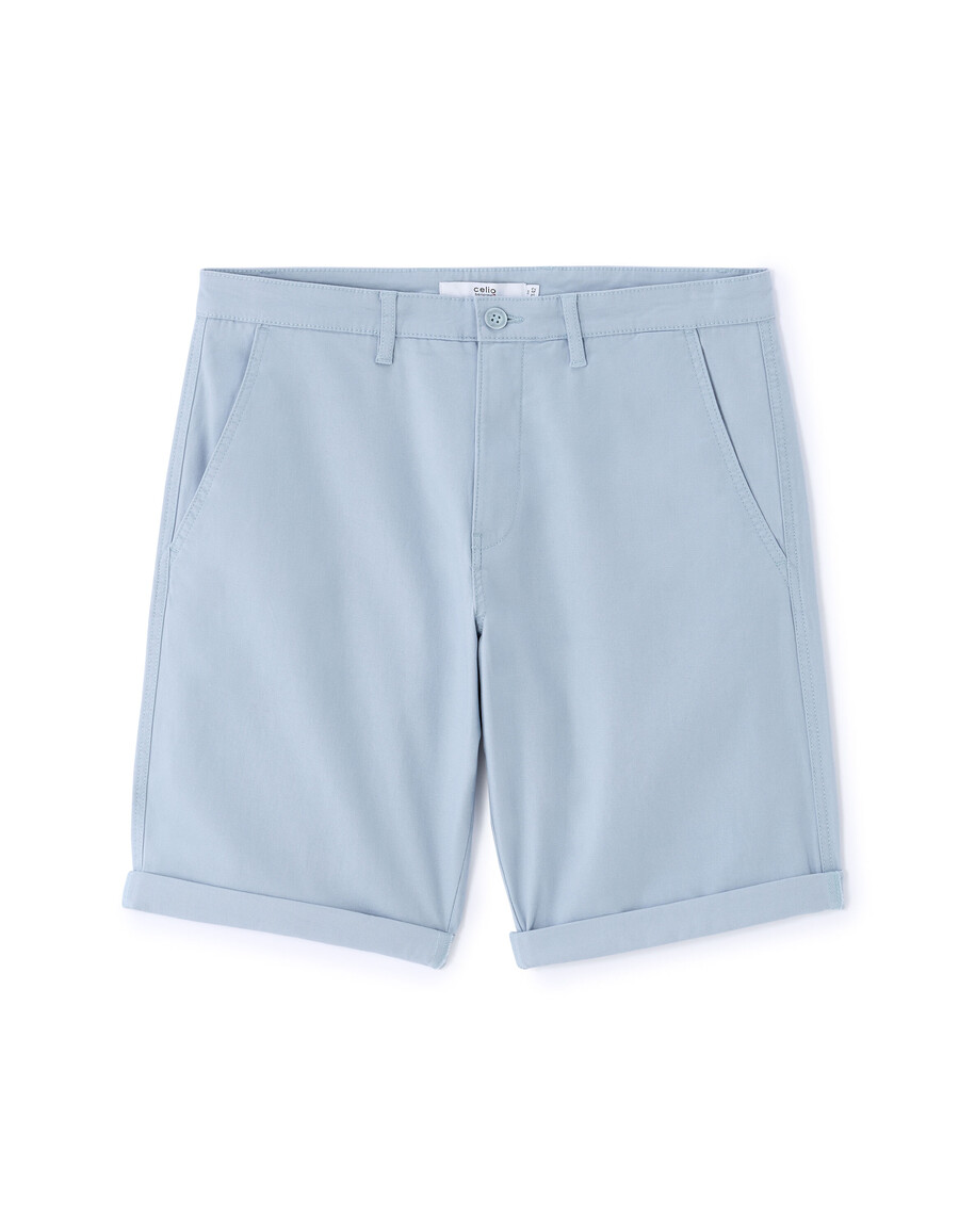 bermudas chinas de algodón elástico