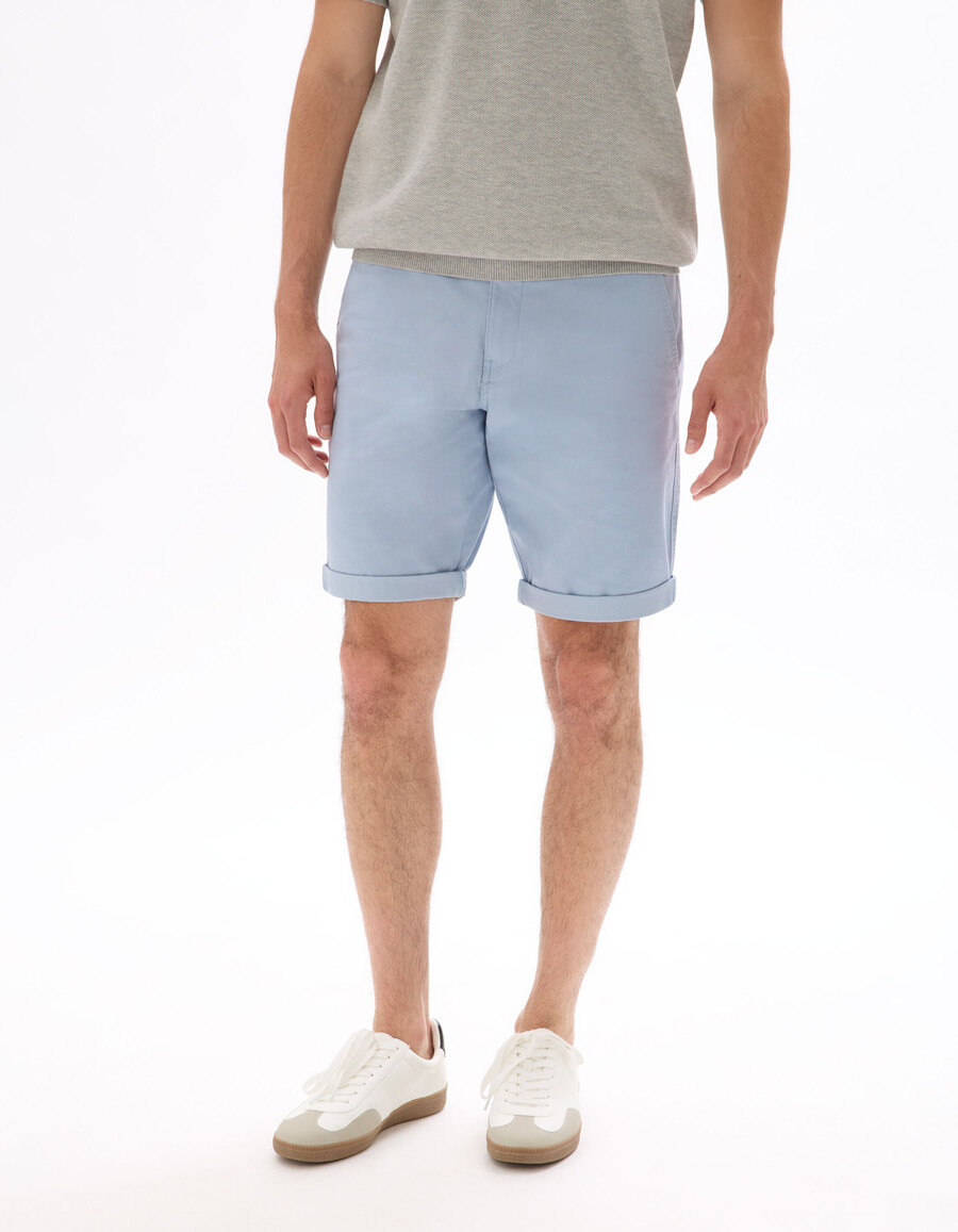 bermudas chinas de algodón elástico