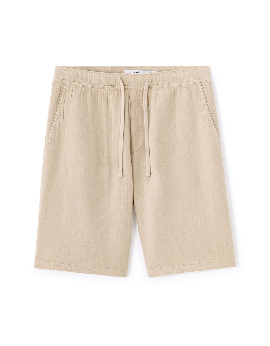 bermudas 100 gasa de algodón