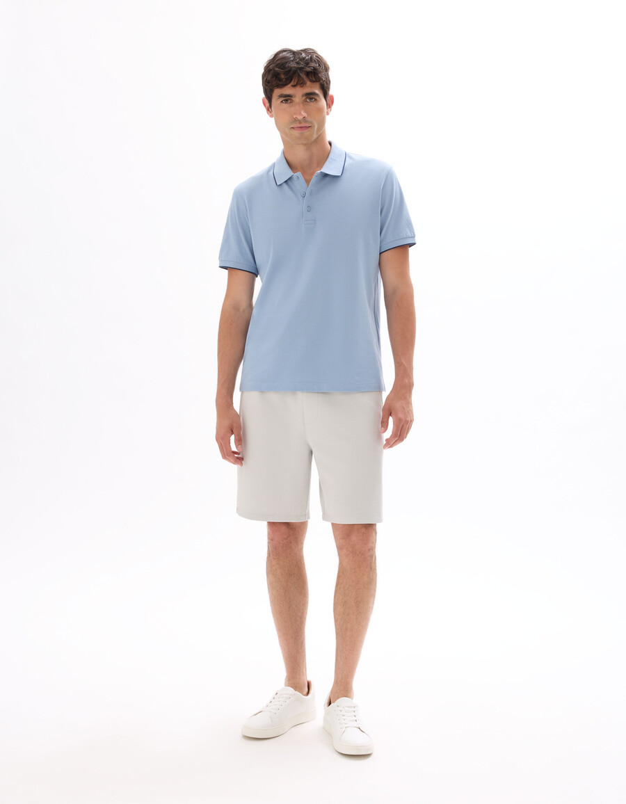 bermudas de piqué elástico