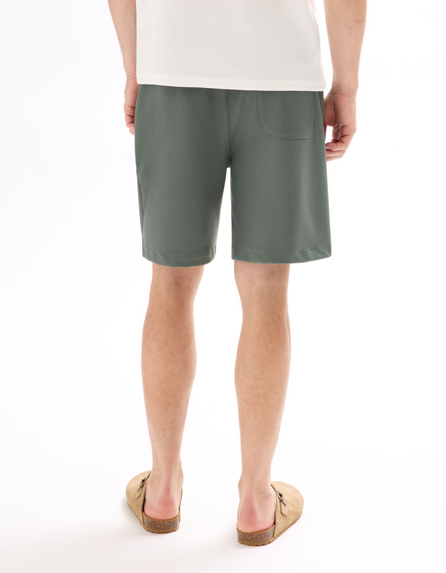 bermudas de piqué elástico