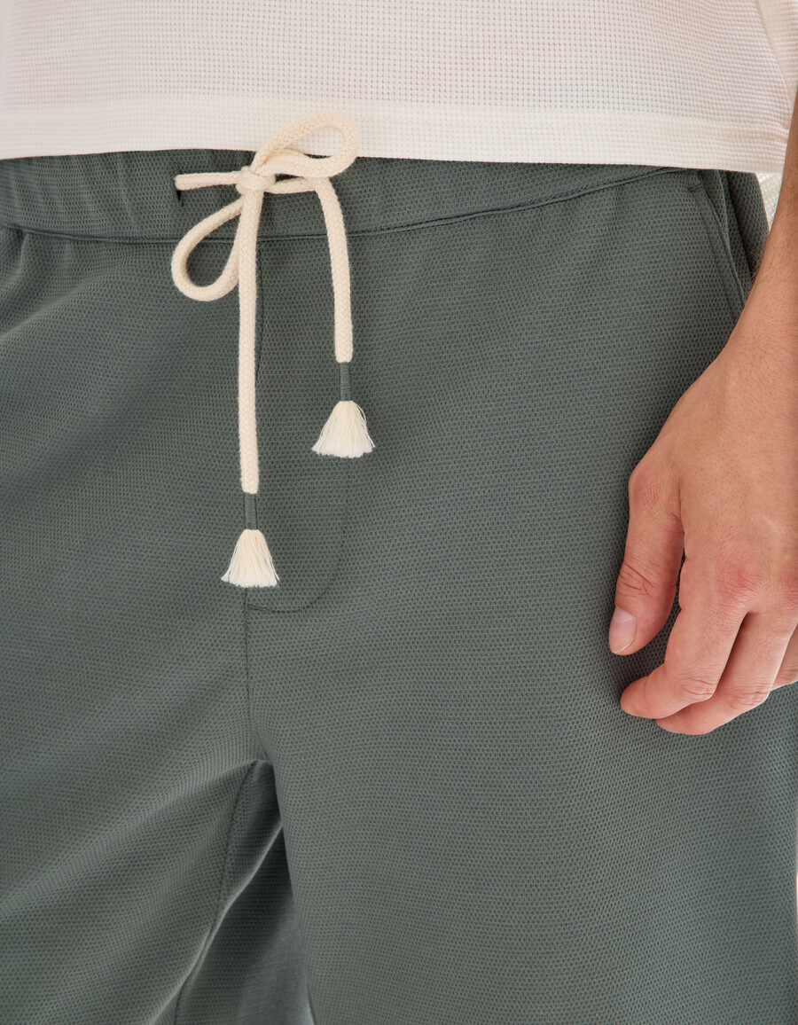 bermudas de piqué elástico