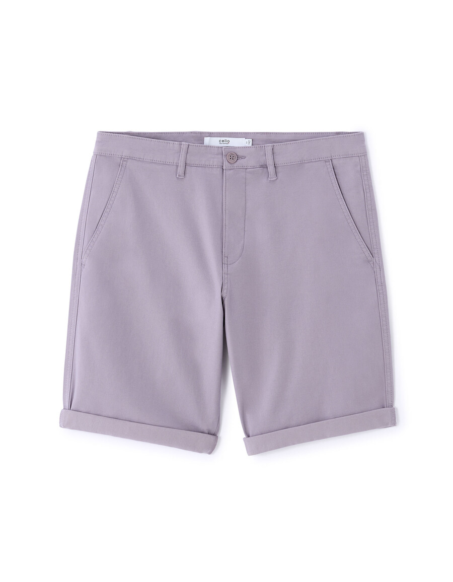 bermudas chinas de algodón elástico
