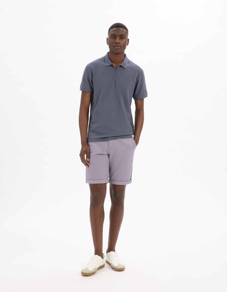 bermudas chinas de algodón elástico