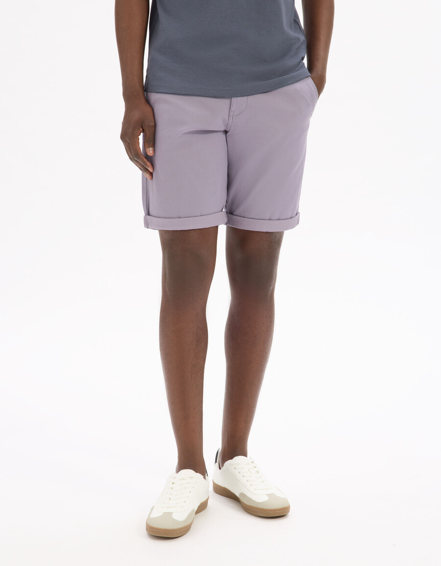 bermudas chinas de algodón elástico