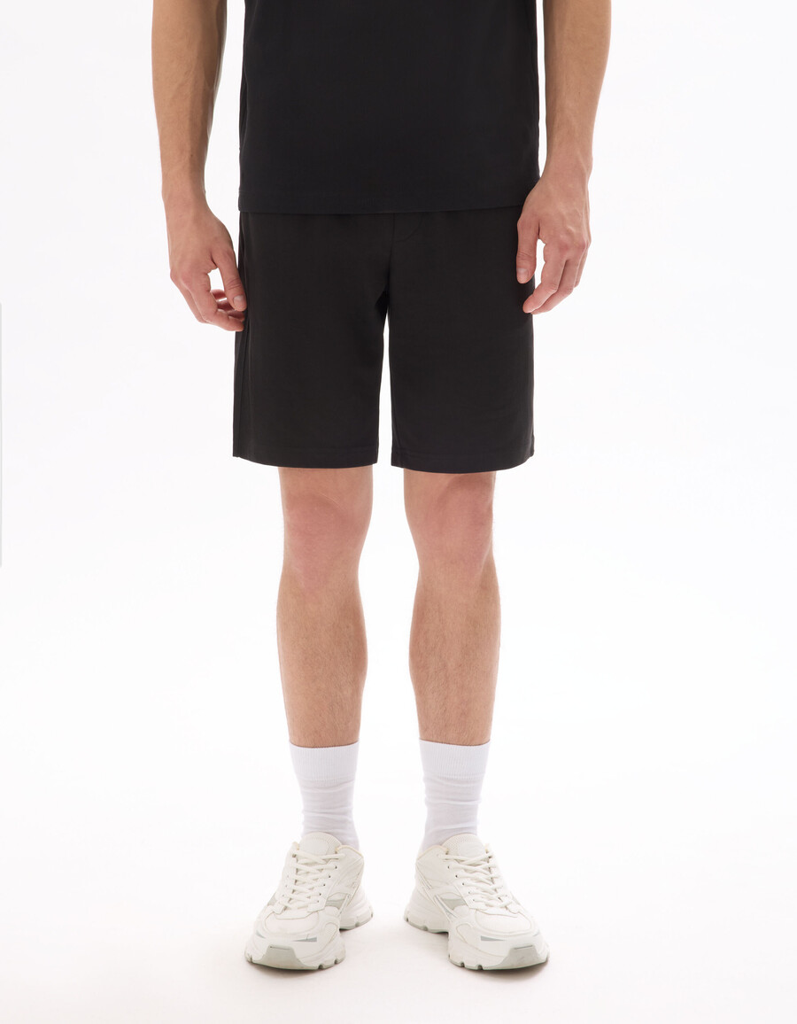 bermudas de corte regular mezcla de algodón