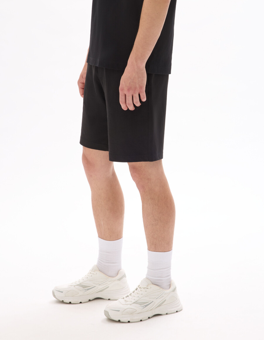bermudas de corte regular mezcla de algodón