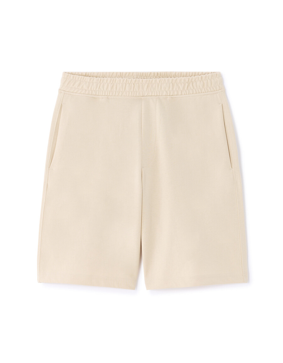 bermudas de corte regular mezcla de algodón