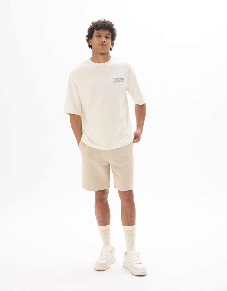 bermudas de felpa 100 algodón