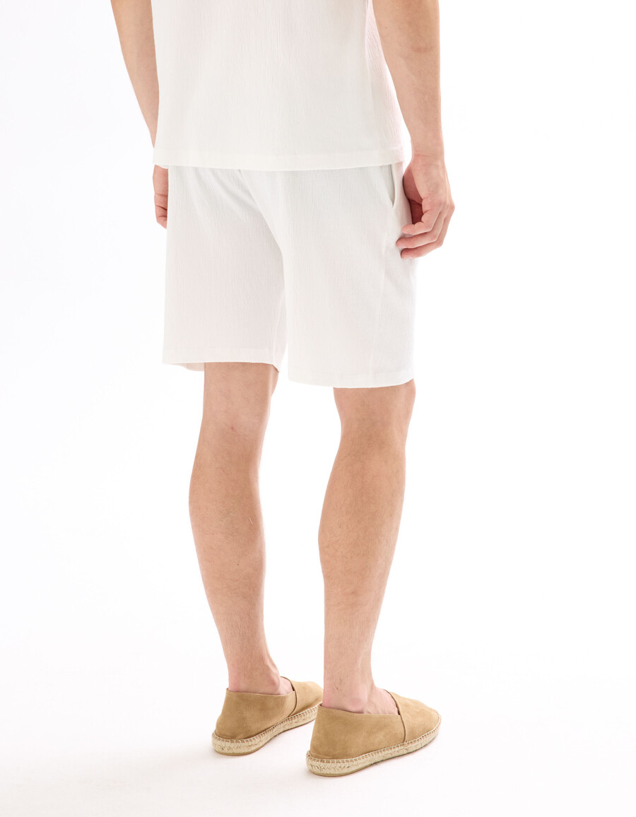 bermudas con cordón en la cintura algodón elástico