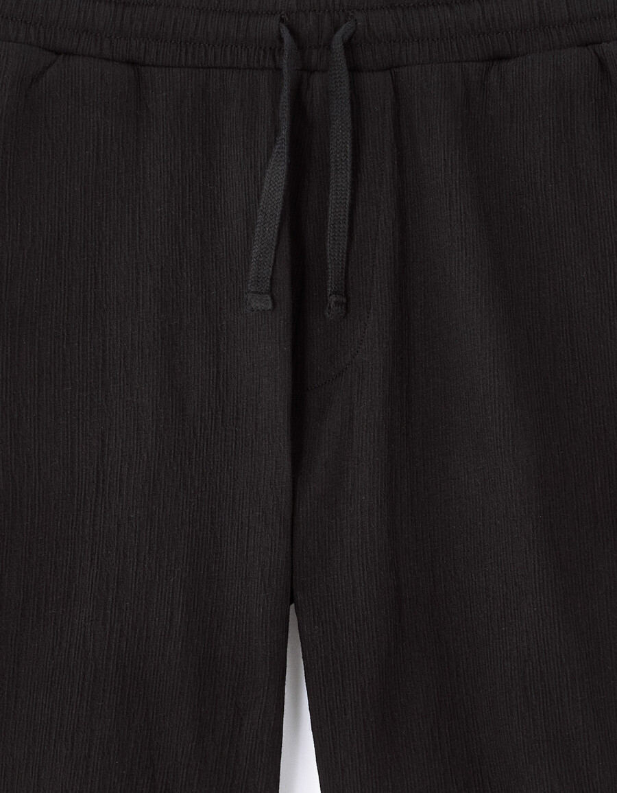 bermudas con cordón en la cintura algodón elástico