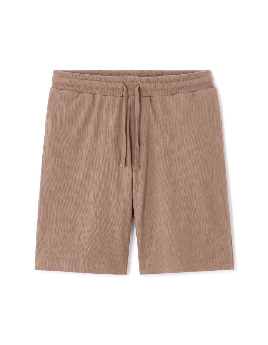 bermudas con cordón en la cintura algodón elástico