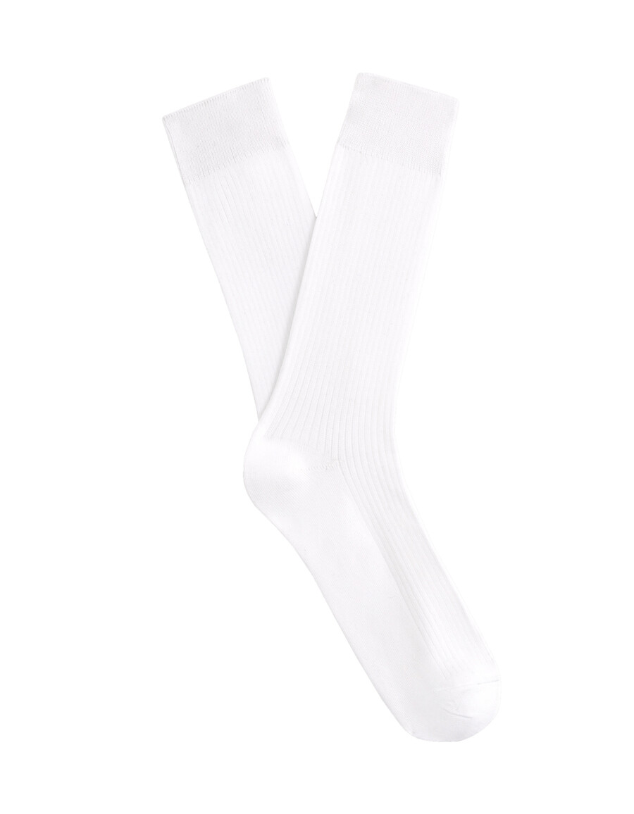 calcetines de punto acanalado hasta la rodilla