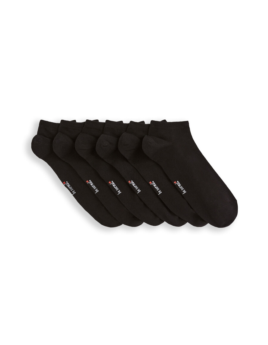 paquete de 6 pares de calcetines cortos de mezcla de algodón