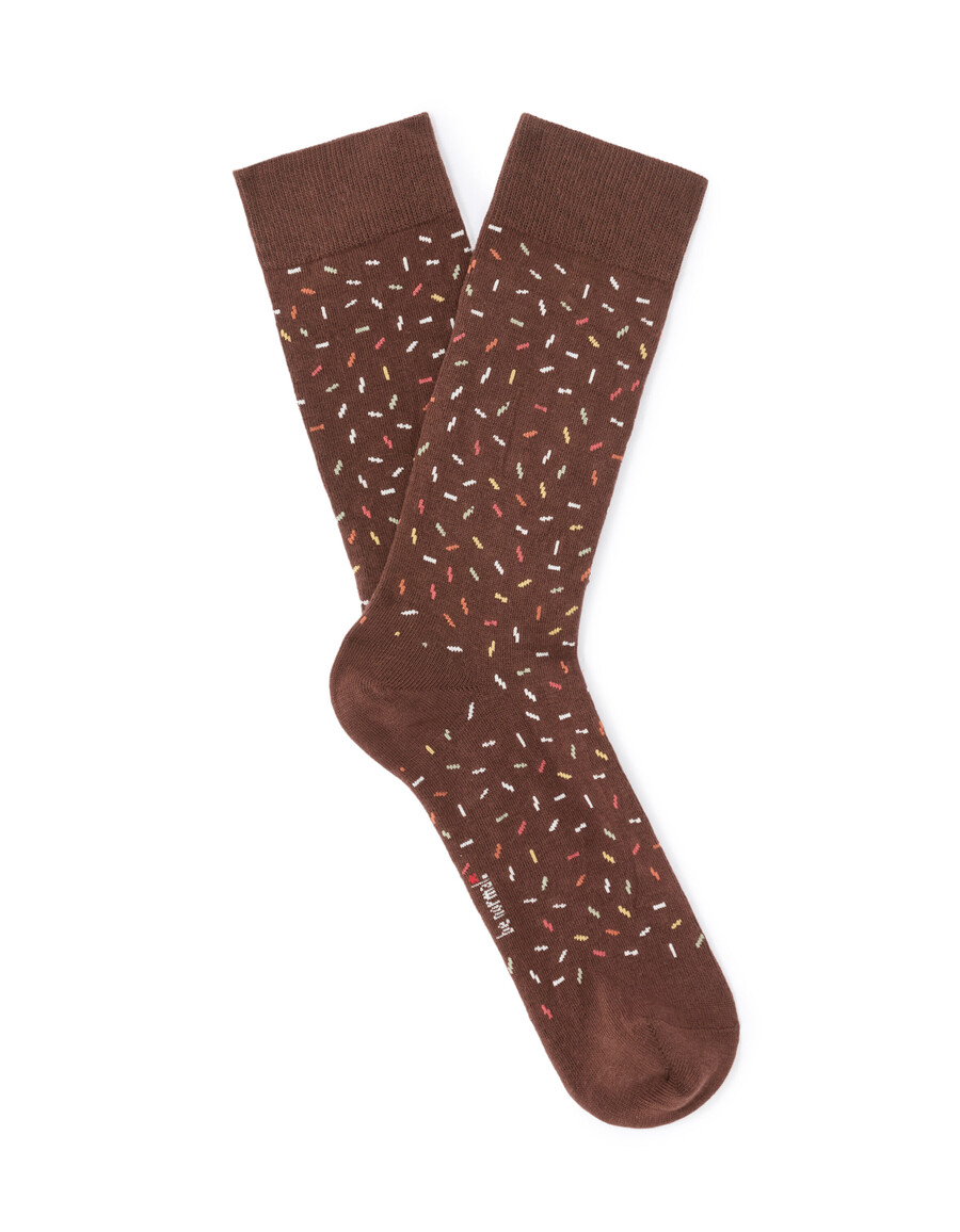 calcetines navideños de donut
