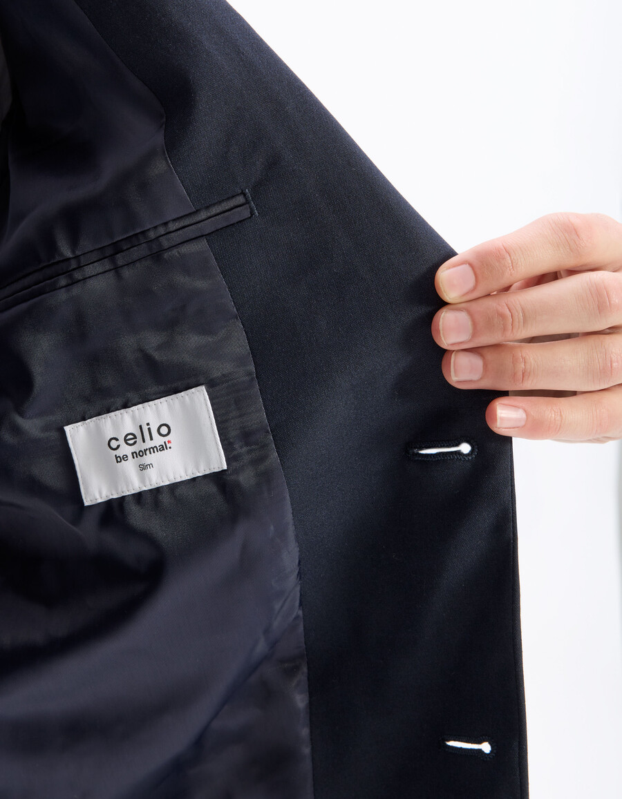chaqueta de traje ajustada y elástica