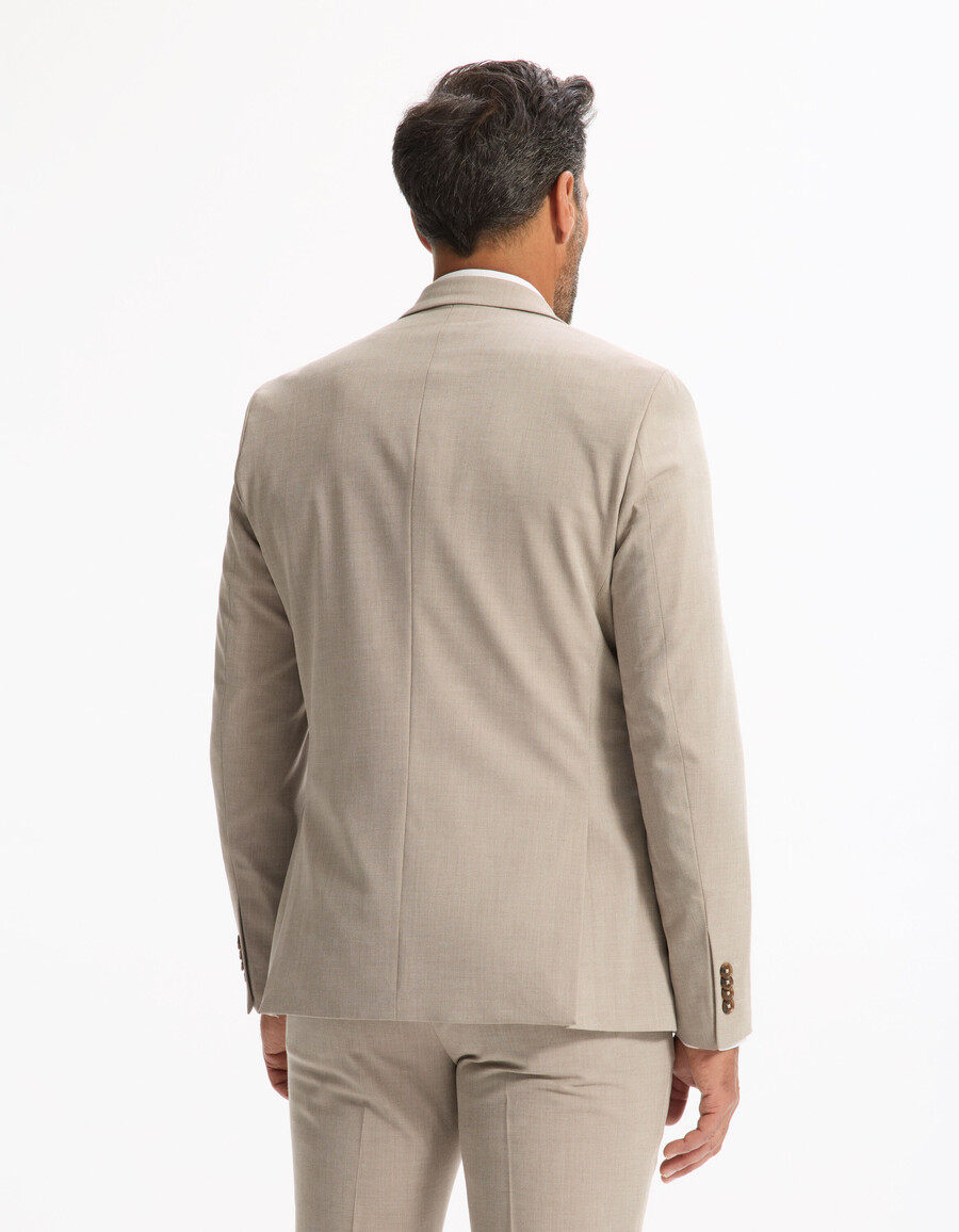 chaqueta de traje ajustada y elástica