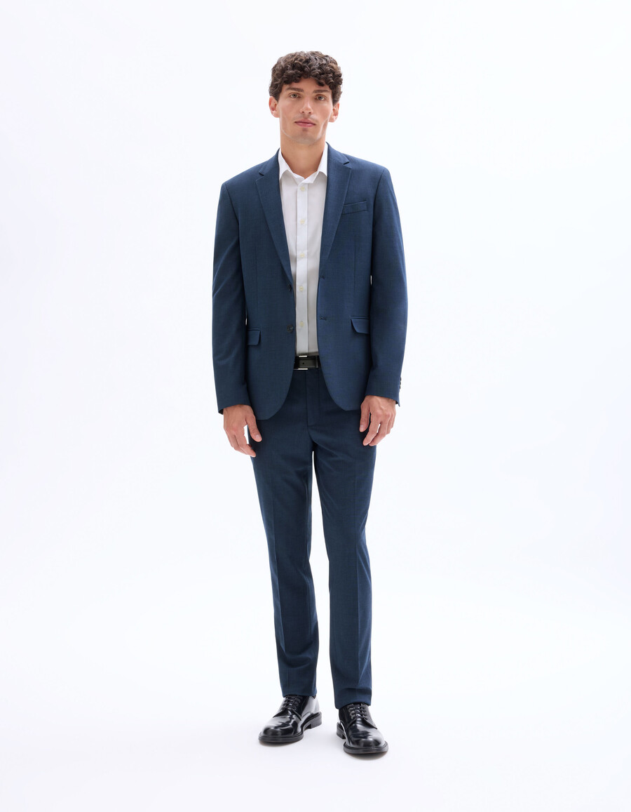 chaqueta de traje ajustada y elástica