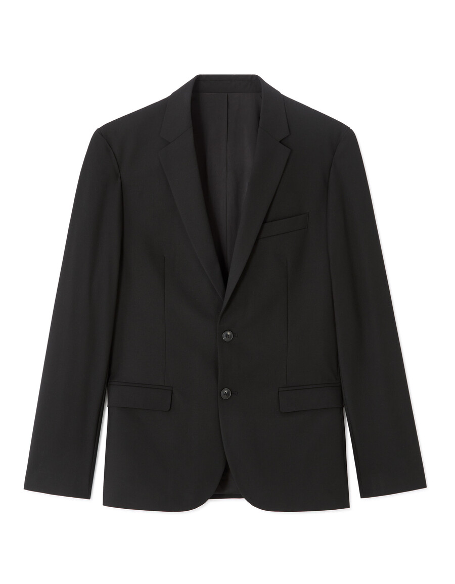 chaqueta de traje bielástica de corte regular