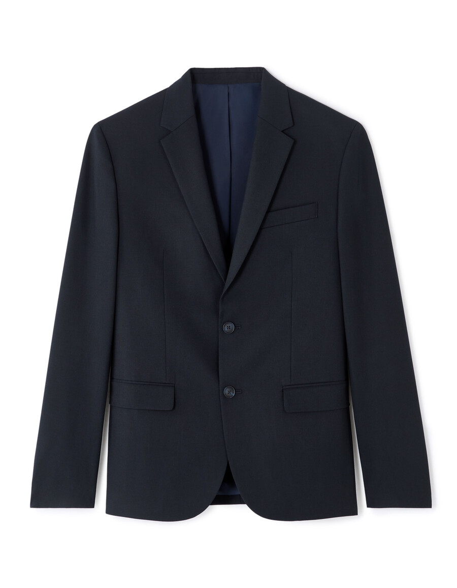 chaqueta de traje bielástica regular